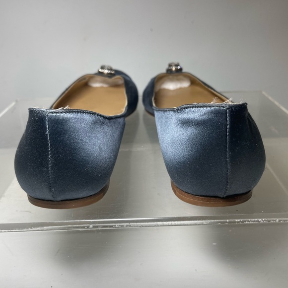 Valentino Garavani slik flats whit jefe les toe sz 7.5 made in italy - Picture 4 of 16